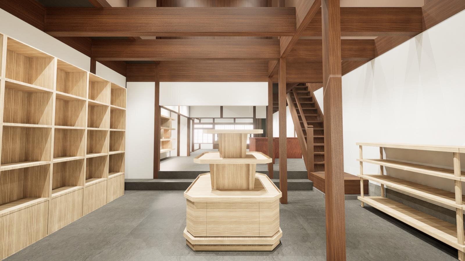 BEAMS JAPAN 太宰府裡面